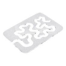 Quilting Stencils, Rulers for Sewing, Transparent Acrylic Quilting Template for Easy Meander Quilting Designs, Sewing Accessories