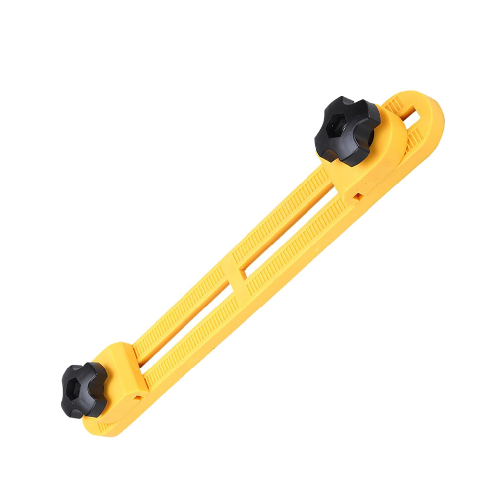 Guide Precision Cutting Clamp Attachment For Circular Track Fence For Straight Woodworking Yellow 9189345058349