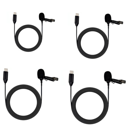 Directional Pickup Microphone Lavalier Mic Type C-1.5 meters 1