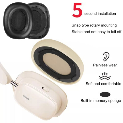 Office Headsets Ear Cushions with- apricot 2
