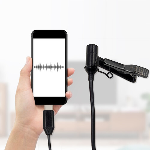 Directional Pickup Microphone Lavalier Mic Type C-1.5 meters 2