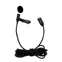 Type C Interfaces Collar Clip on Mic 20Hz-16KHz for-2 meters
