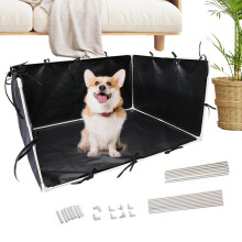 Pee Pad Holder for Dogs Edge Potty Tray Waterproof Dog Potty Pad for Small and Medium Pets Corgi French Bulldog