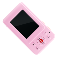 Digitale camera met een resolutie van 7200 MP, camera-roze rood