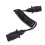 Trailer Light Adapter Coiled Cable 7 Pin Plug to Socket Spring Wiring Design Extension Harness Durable Plastic Casing Flexible Retracted Quick and 4