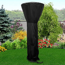 210D Patio Heater Cover in Oxford Fabric, Waterproof Garden Cover with Zip, Available in Multiple Sizes for Various Heaters (fytm4aupi002)