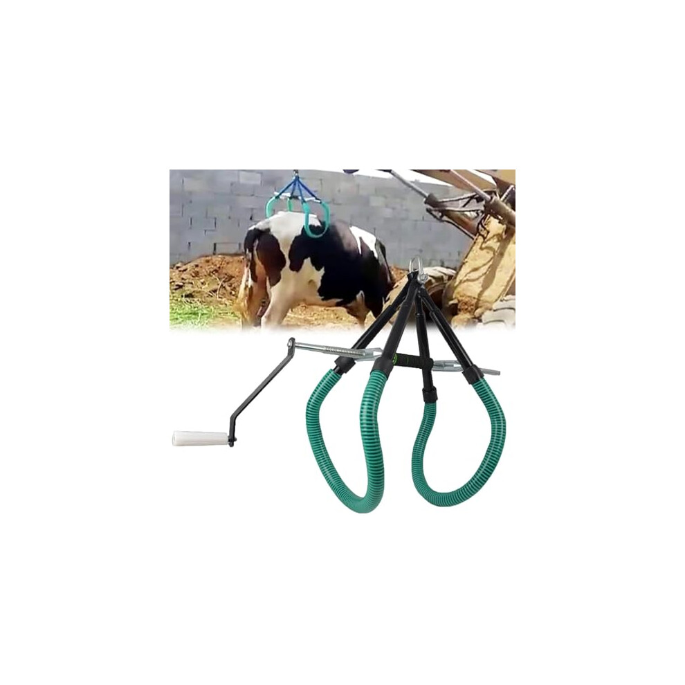 Adjustable Steel Cow Hip Lift Clamp Tool Heavy Duty Stand Up Assist Device For Cattle Supports Up To 3500 Catties 9189345059445