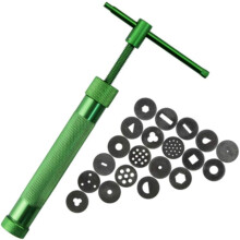 Versatile Polymer Clay Extruder, Stainless Steel Tool For Crafting Enthusiasts