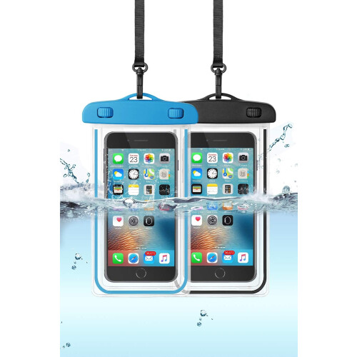 Sistema de travamento seguro, bolsa estanque flutuante, capa universal à prova d'água para celulares de até 6,5 polegadas de altura e 4 polegadas