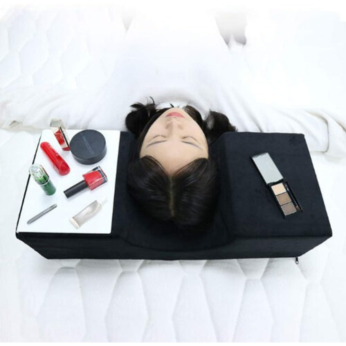 Άνετο μαξιλάρι βλεφαρίδων αφρού μνήμης, μαξιλάρι επέκτασης βλεφαρίδων βελούδου 1