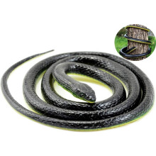 Realistic Snake Toy, 130Cm, Lifelike Design For Garden Props, Bird Deterrent, Soft And Flexible, Non-Toxic Paint, Perfect For Halloween Decoration