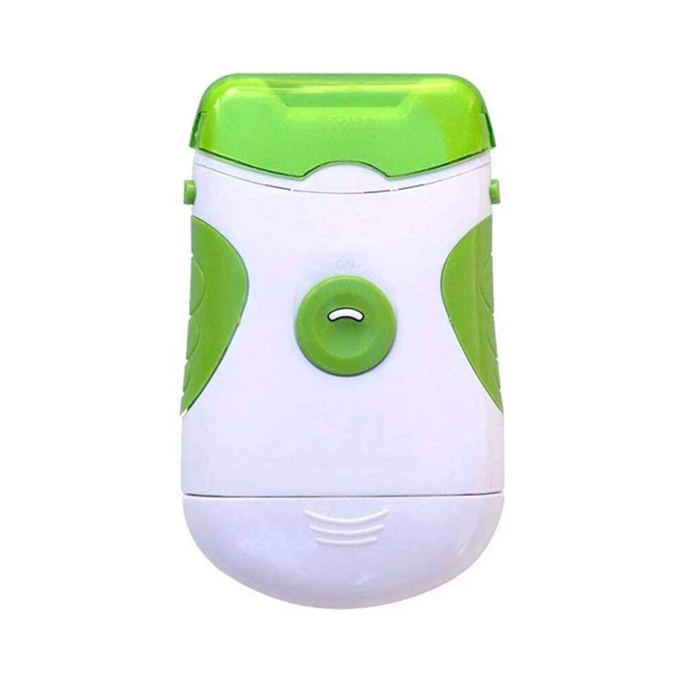 Battery Operated Electric Nail Trimmer, Quiet Operation Ergonomic Grip for Manicure and Pedicure, Rechargeable Nail Clipper with Removable Head for