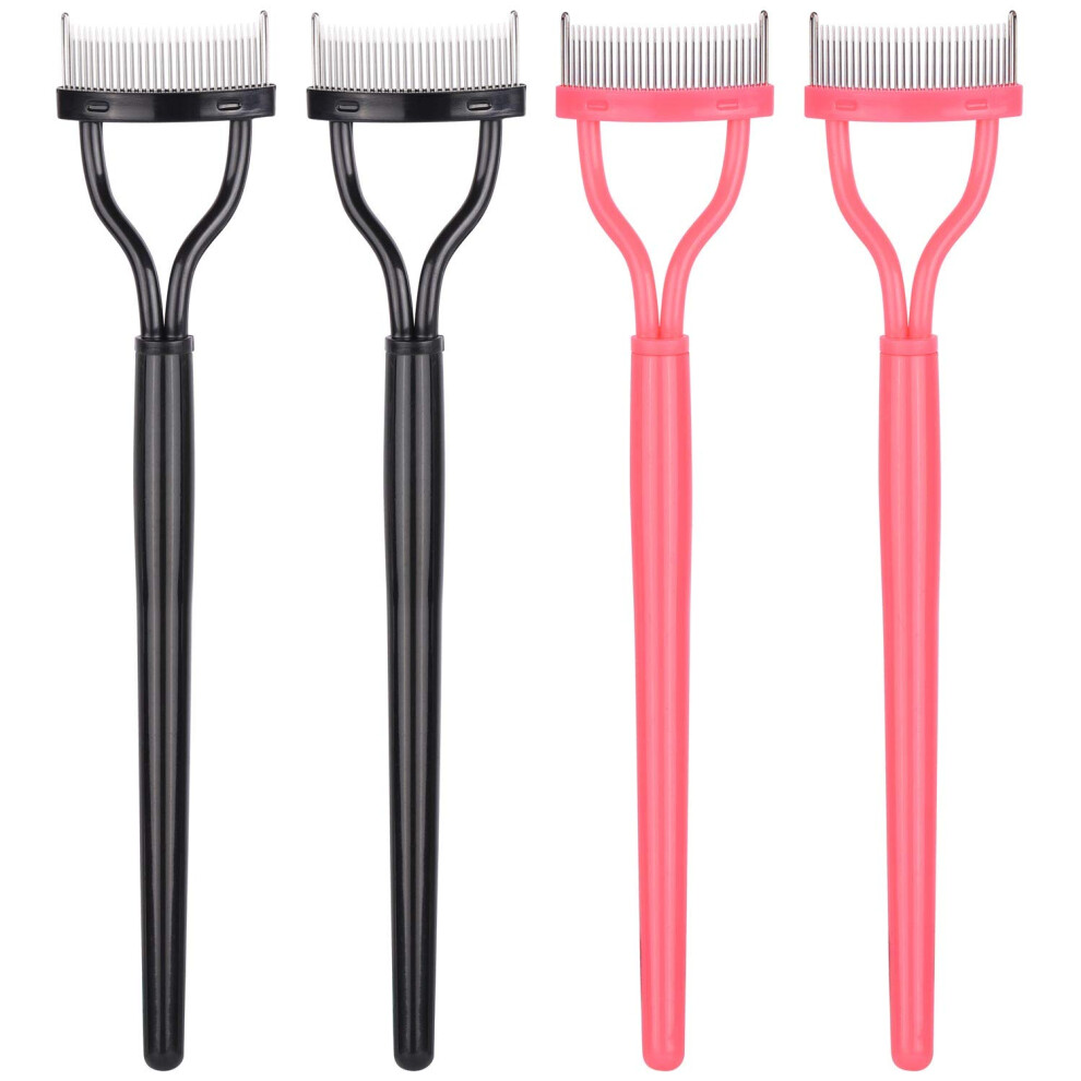 Mascara Applicator, Curved Design Eyelash Comb For Flawless Separation, Ergonomic Design Ensures Comfortable Grip, Reusable Tool Perfect For