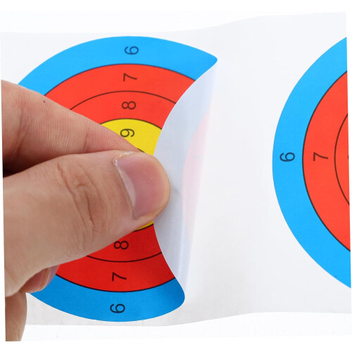 Flurocent Shooting Target Stickers Target Pasters Adhesive Night Glow  Visibility 3 Inch For Range Easy Application 1