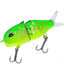 6Cm 3D Printed Lures Hard Crankbaits For Bass And Trout Fishing With Lifelike Movement And Enhanced Hooking Green