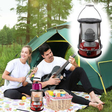Kerosene Heater Camping Stove 9000 BTU 360 Convection Outdoor Tent Emergency Heating 4.6L Red