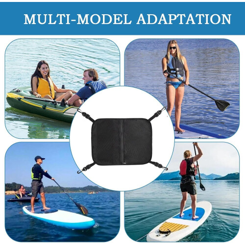 Paddle Board Deck Bag with Zipper, 4 Hooks  Carrying Strap for Cold Drinks  Items 1