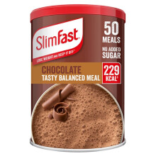 SlimFast Meal Replacement Powder Shake, Chunky Chocolate, 50 Serving