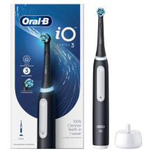 (Matt Black) Oral-B iO3 Electric Rechargeable Toothbrush