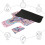 Pilates Yoga Mat, 3D Flower Pattern, NonSlip Washable, Foldable, Cream 5