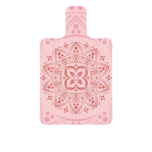 Pilates Yoga Mat, 3D Marble Pattern, NonSlip Washable, Foldable (Pink)
