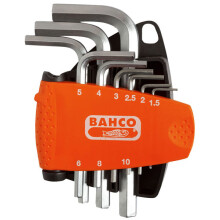 Bahco - BE-9878 Metric Hex L-Key Set, 9 Piece