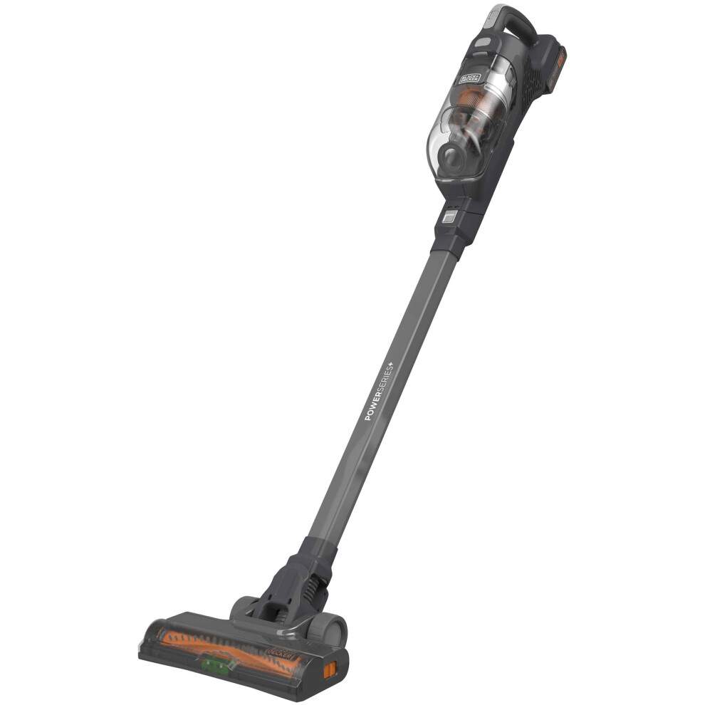 Black + Decker Cordless Stick Vacuum Cleaner - Grey - 40 Min Runtime - Bagless - Image 9