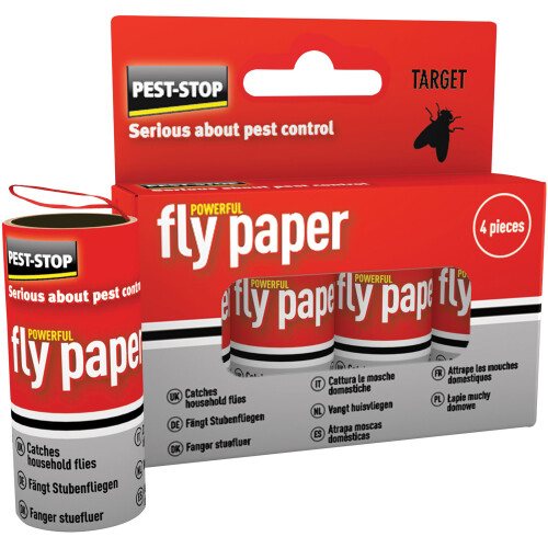 Pest-Stop Systems Fly Papers Pack Of 4