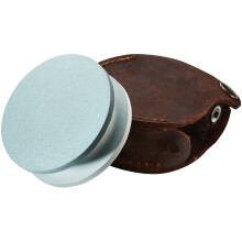 Hultafors Axe Grinding Stone - Dual Sided 180 and 600 Grit with Leather Pouch