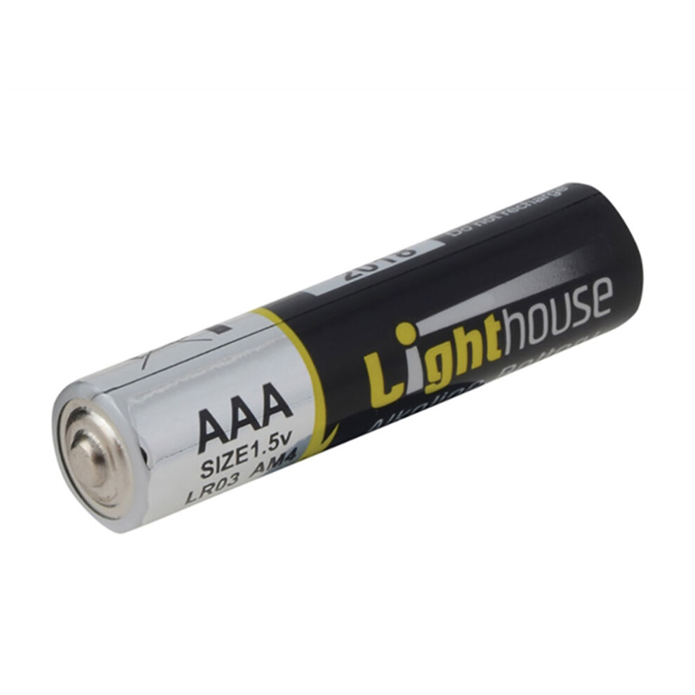 Lighthouse LR03 Alkaline Batteries AAA LR03 1120mAh Pack of 4