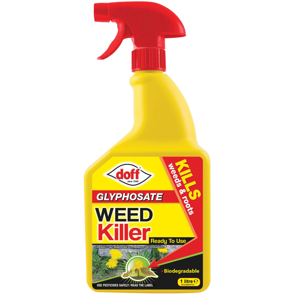 Glyphosate Weedkiller Rtu 1 Litre