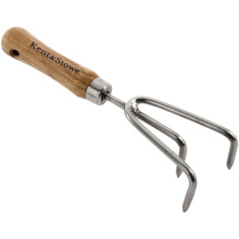 Kent & Stowe Stainless Steel Garden Life Hand 3-Prong Cultivator, FSC®