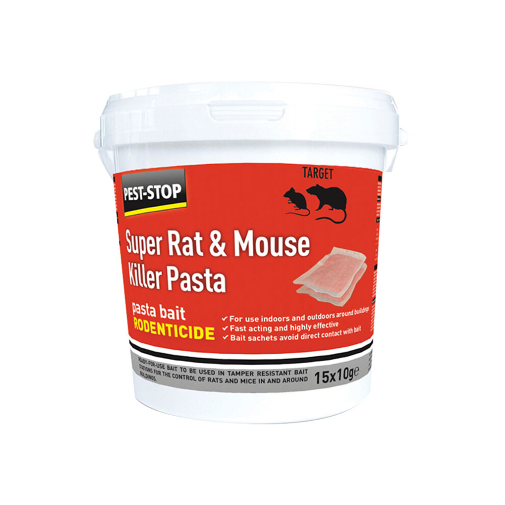 Pest-Stop Systems PSSA06 Super Rat & Mouse Killer Pasta Bait