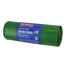 Faithfull FAIBAGGS10HD Heavy-Duty Strong Garden Sacks Pack of 10