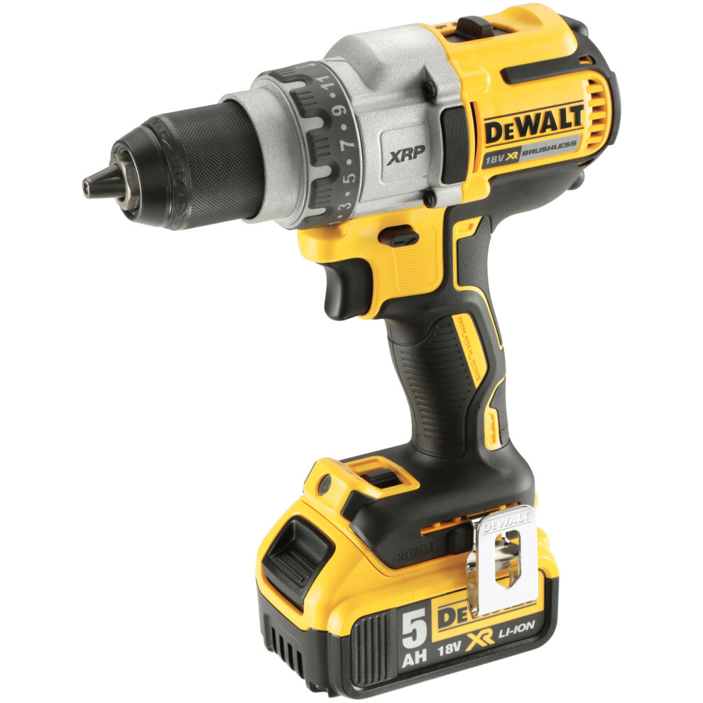 DeWalt DCD991P2-GB Brushless 3 Speed Drill Driver 18 Volt 2 x 5.0Ah Li-Ion