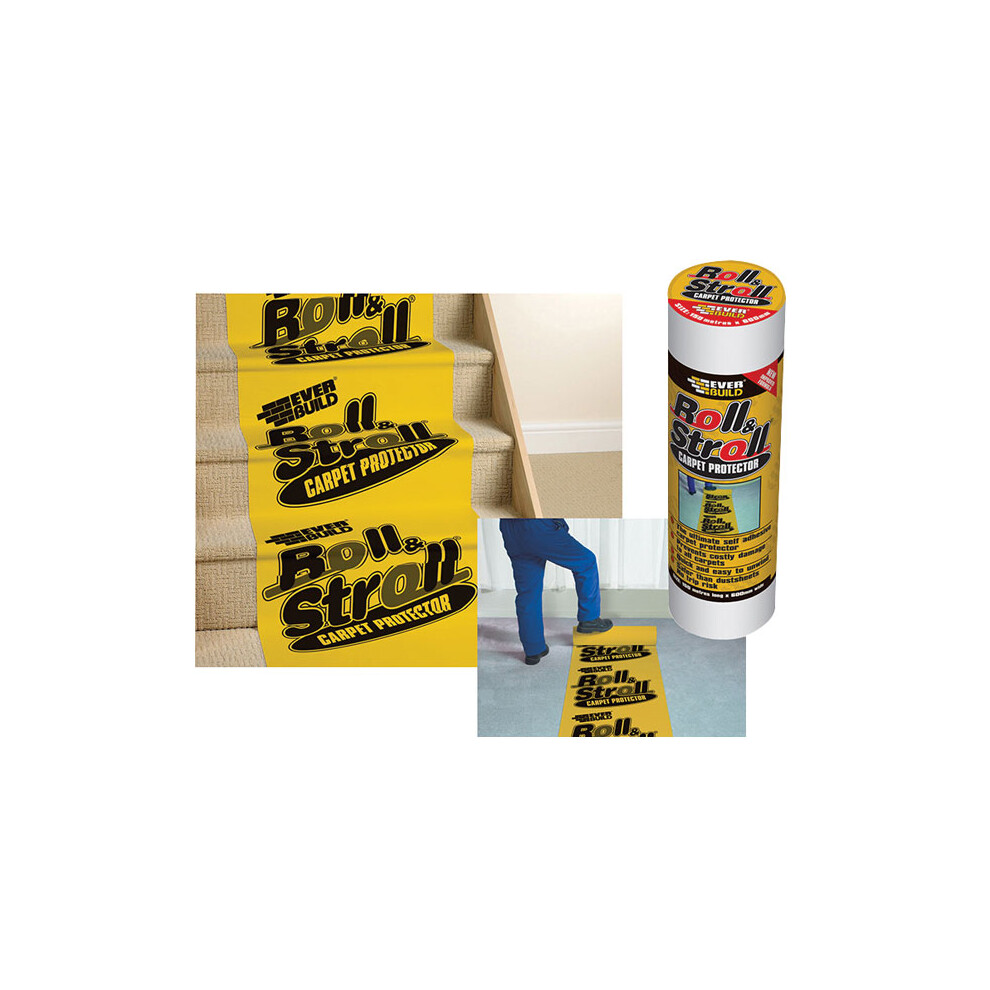 Everbuild Roll And Stroll Premium Carpet Protector 25m x 600mm
