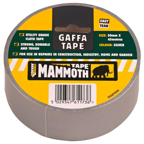 Everbuild Everbuild Gaffa Tape Silver 50mm x 45m EVB2VGTV45