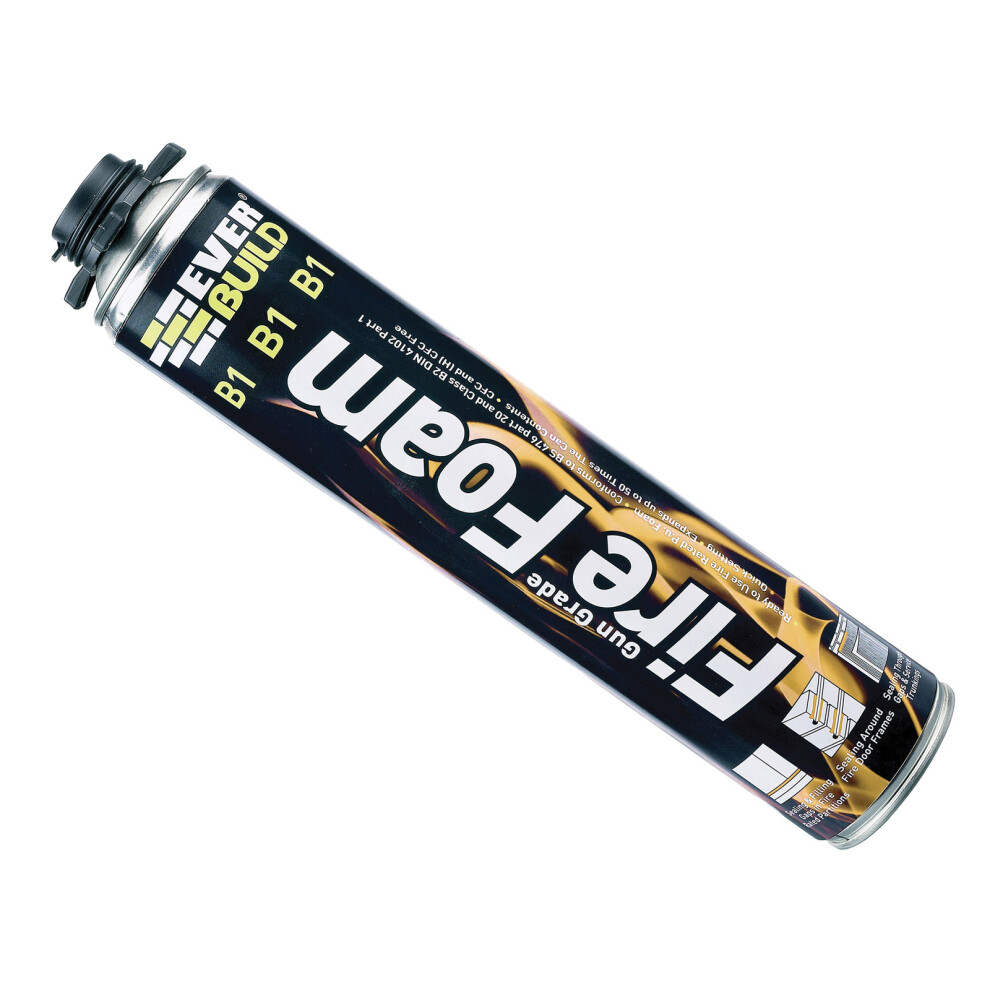 Everbuild Firefoam B1 Gungrade Aerosol 750Ml Evbb1firegun 5029347611729