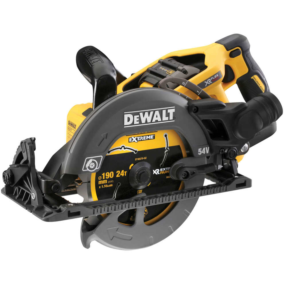 DEWALT DCS577T2-GB DCS577T2 FlexVolt XR High Torque Circular Saw 18/54V 2 x 6.0/2.0Ah Li-ion
