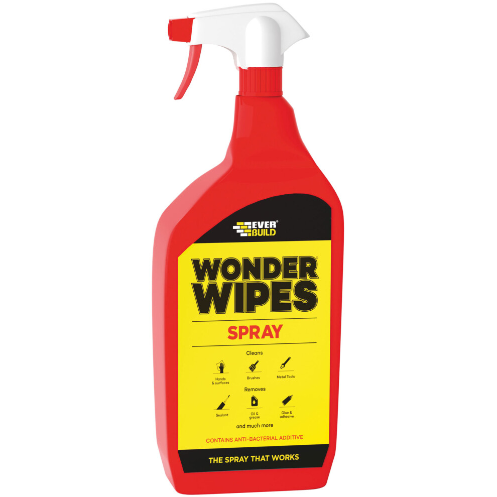 Everbuild WIPESPRAY Multi Use Wonder Wipes Spray 1 Litre