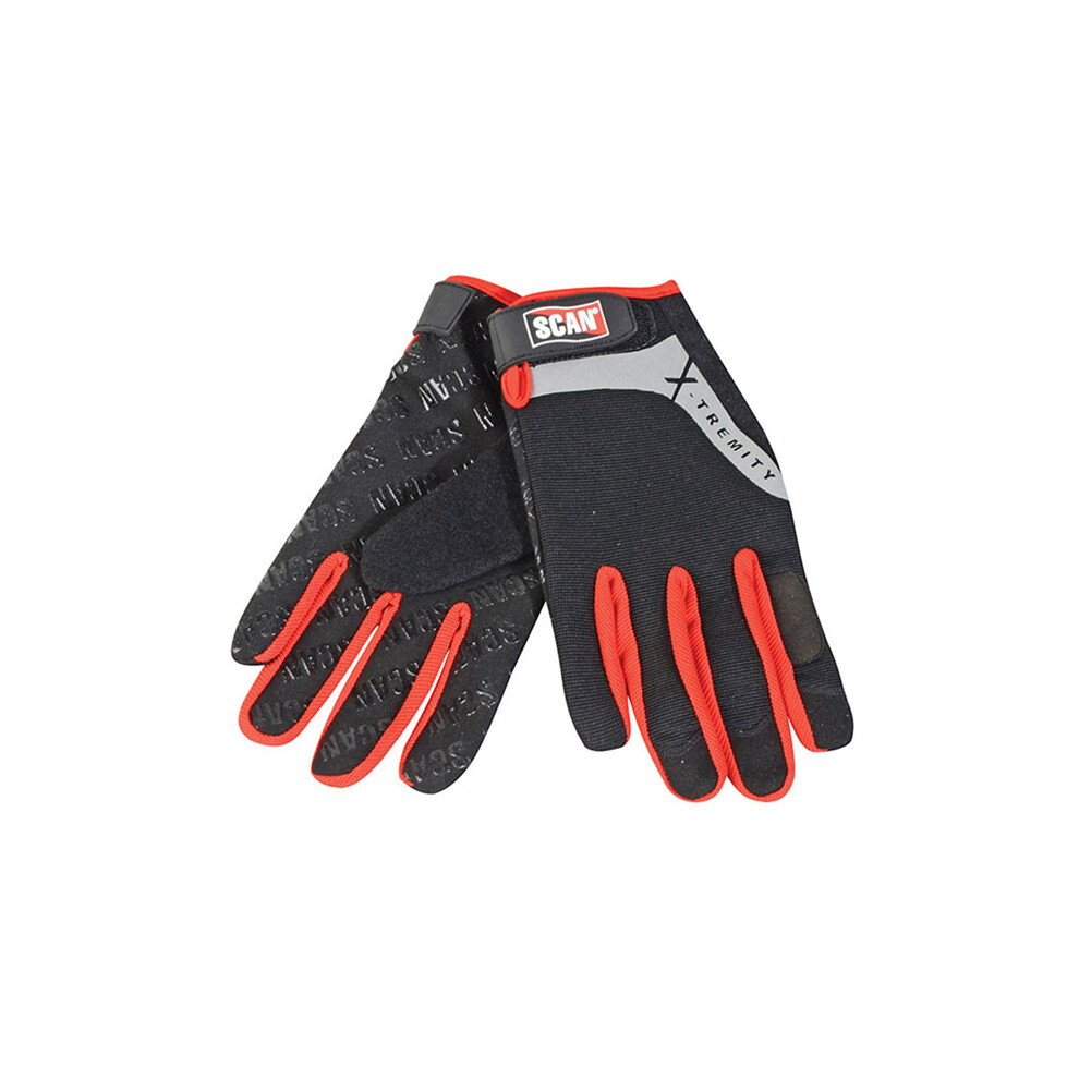 Scan Gripper Gloves Black With Touch Screen Function 5023969312880