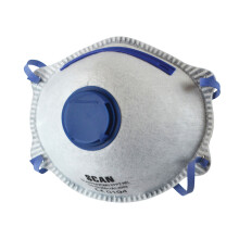 Scan - Moulded Disposable Odour Mask Valved FFP2 Protection (Pack 3)