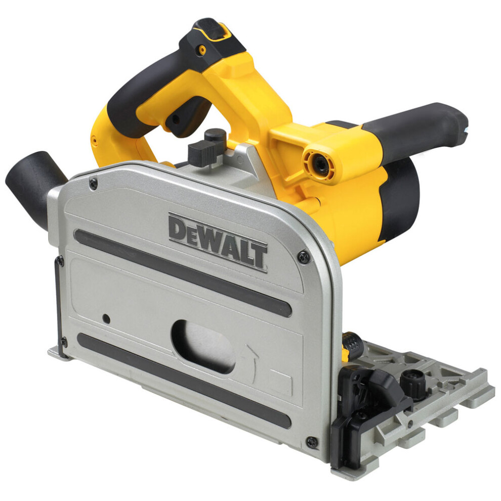 DeWalt DWS520KT-GB- DWS5022 Heavy-Duty Plunge Saw with Guide Rail 1300 Watt 240 Volt