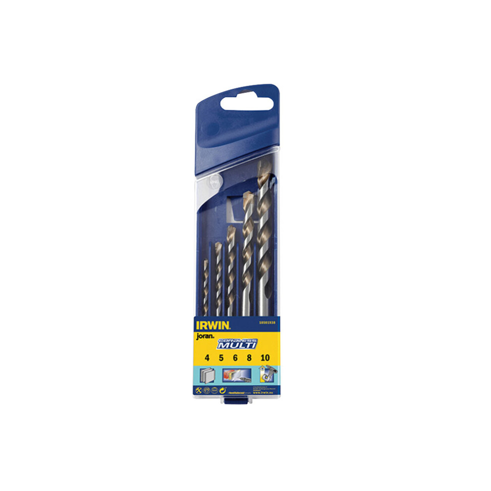 IRWIN® Cordless Multi-Purpose Drill Bit Set 5 Piece 4-10mm - Image 8
