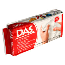 Kneedbare klei - DAS - 387000 - 1/2 kg - Wit - Droogt aan de lucht zonder te bakken