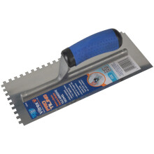 Vitrex 102957 Professional Notched Adhesive Trowel Square 6mm Stainless Steel 11in x 4.1/2in