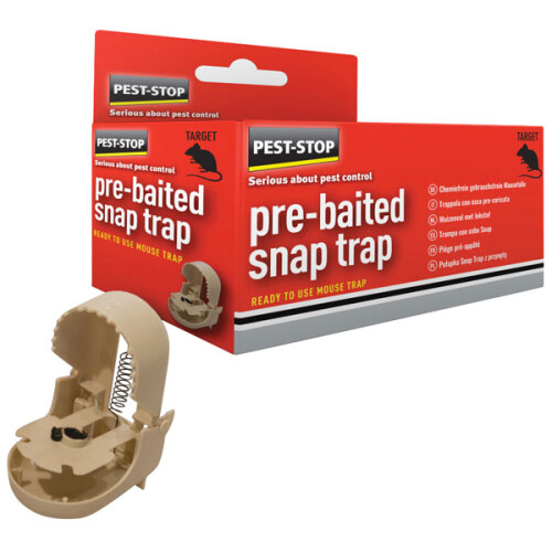 Pest Stop Pre-baited Snap Trap Mousetrap