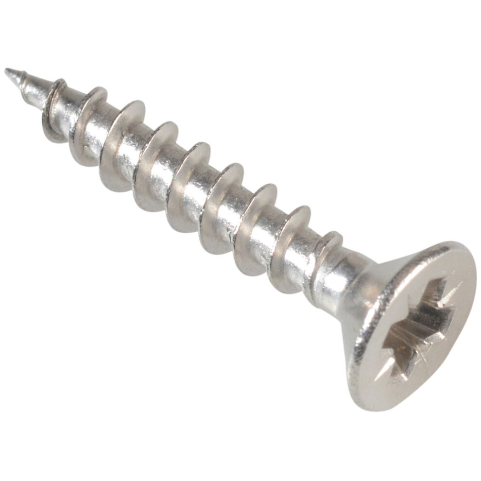 Forge POZI3520SS Multi-Purpose Pozi Screw CSK ST Stainless Steel 3.5 x 20mm Box of 200