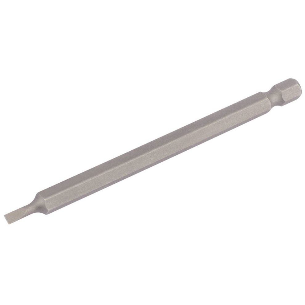 Draper Plain Slot Insert Bit, 3Mm, 1/4"" Hex, 100Mm Long (Pack Of 1)