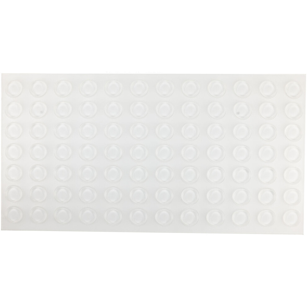 R-Tech 310012 Pu Round Protective Feet Ã19.0 X 4.0 - Clear - Sheet 84 5053556003488